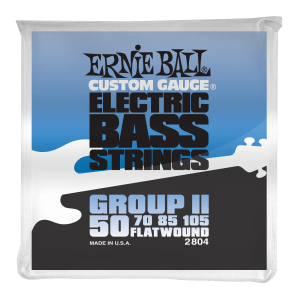 Ernie Ball FLATWOUND GROUP II ELECTRIC BASS STRINGS - 50-105 GAUGE