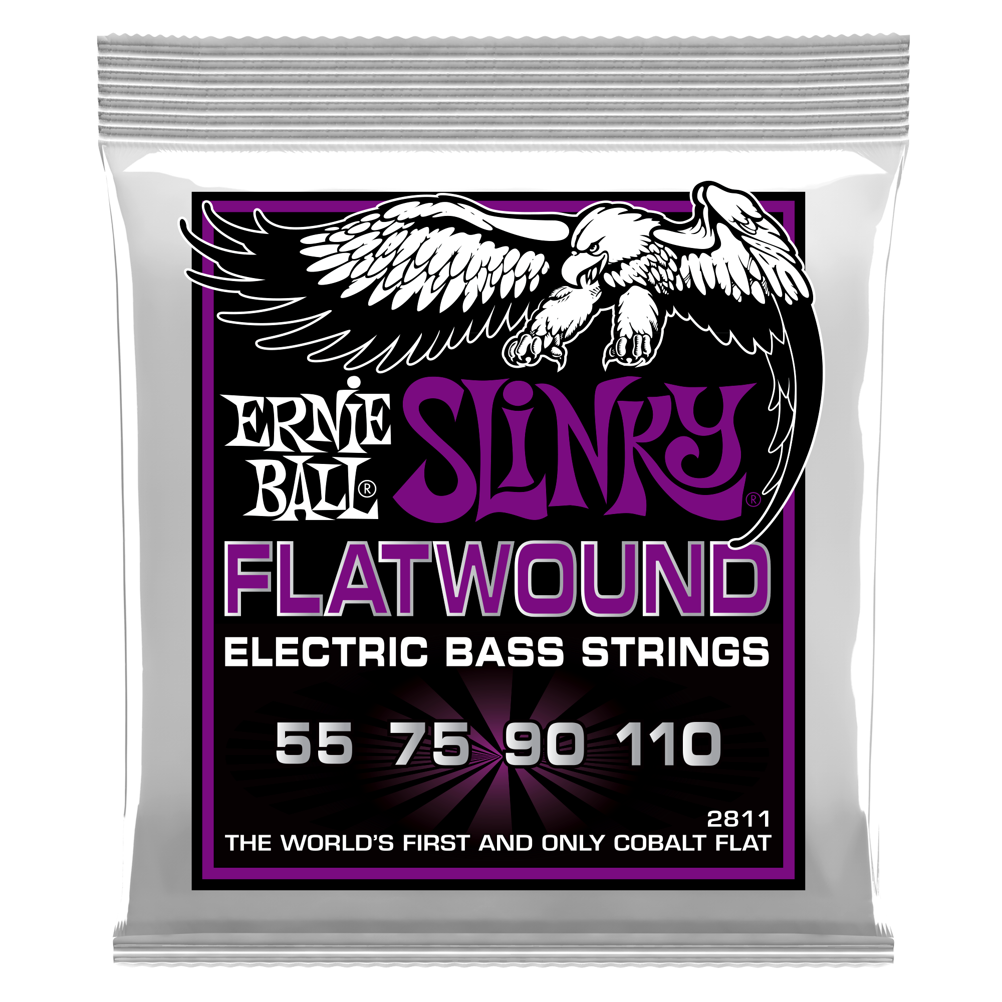 Ernie Ball Slinky Flatwound Bass Strings 55 - 110