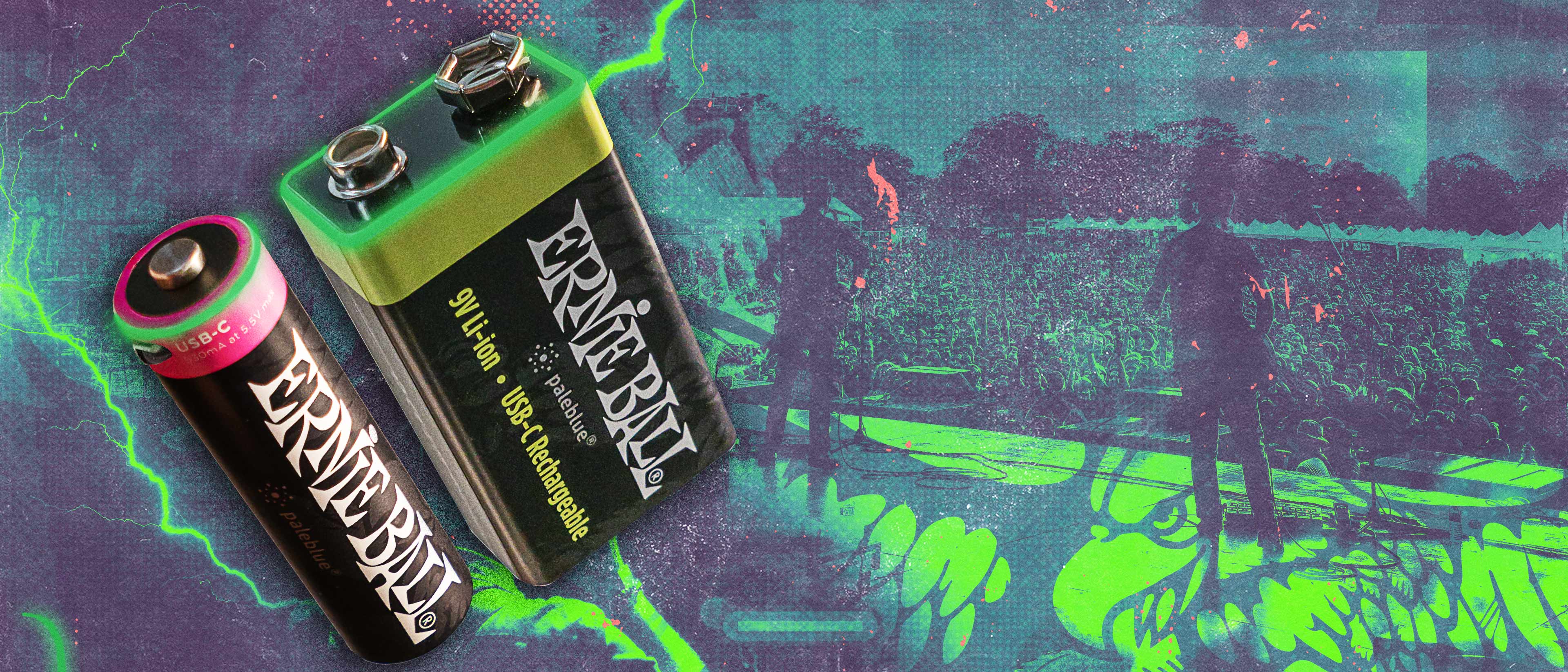 Introducing Ernie Ball USB-C Rechargeable Batteries by Paleblue
